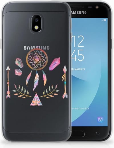 Samsung Galaxy J3 2017 Telefoonhoesje met Naam Boho Dreamcatcher