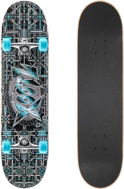 Complete Skateboard 31 Inch voor Beginners - 9 Laags Esdoorn Hout - Double Kick - Geschikt voor Jongens en Meisjes
