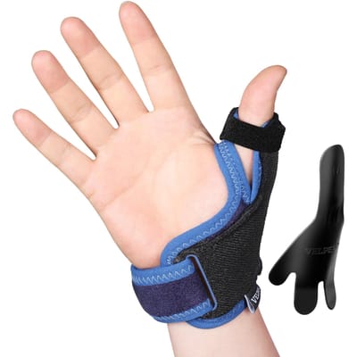 Velpeau Duimbrace Voor De Quervains Tenosynovitis Tendinitis Artritis Pijnverlichting CMC-gewricht Spalk Past Op Beide Handen L