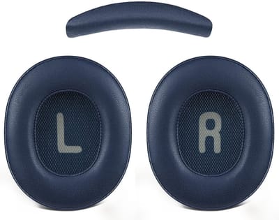 Dailygoods - SOULWIT Vervangingsset voor JBL Tune 700BT/710BT/720BT/750BTNC/760NC/770NC hoofdtelefoons, oorkussens earpads cushion van proteïneleer + hoofdband headband