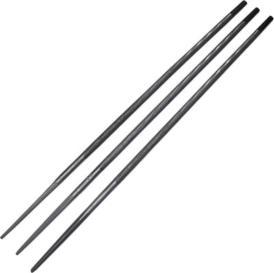 Kettingzaag Vijl - Rondvijl Slijpvijl - Ketting Scherp Maken - 3A Kettingslijping - 250x48 mm - Metaal