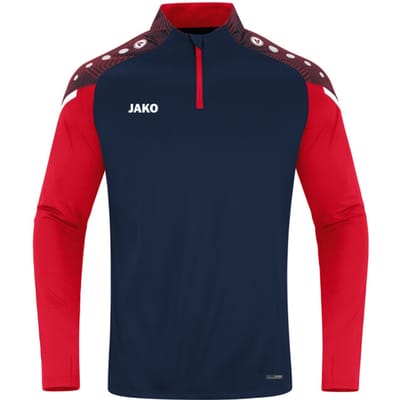 Jako Performance Ziptop Kinderen - Marine / Rood | Maat: 128
