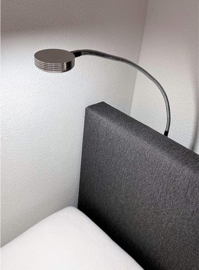 RVV® Bedlampje Hoofdbord - Leeslamp - Nachtlamp - Aluminium - Zilver - 56cm x 2cm x 120cm