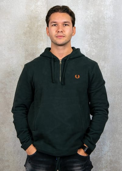 Fred Perry Hooded Smock Sweatshirt