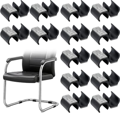 Vloerbeschermers voor stoelen, set van 28 stuks voor optimale bescherming en geluidsreductie