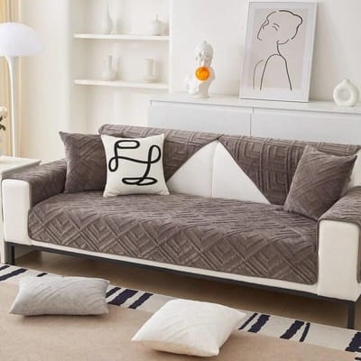 Bankkussen Universeel Antislip Pluche Kussen Nieuw Licht Luxe Kussen Echt Leer Bankhoes Hoesdoek Handdoek 70x70cm 1pcs