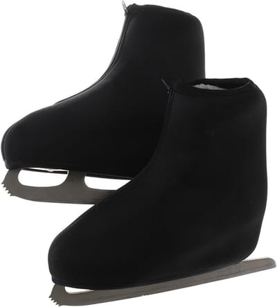 Schaatsbeschermers - Schaats Covers - IJshockey Training - Ademend Nylon Materiaal - Diverse Maten - Zwart