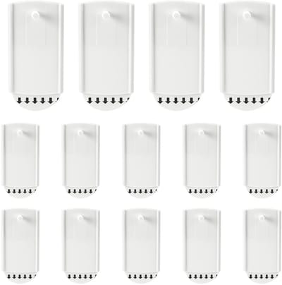 Dailygoods- Plakspijkers 14 stuks - Zelfklevend - Fotohaken - Draagkracht tot 10 kg - Geschikt voor glas/hout/metaal - Hoogwaardige ABS materialen
