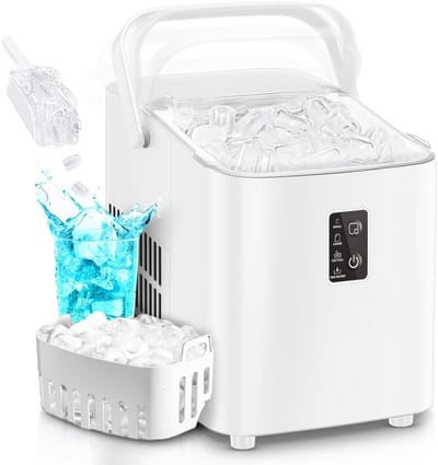 SNJY® IJsblokjesmachine - IJsmachine - IJsblokjesmakers - 1,5L - 14KG/24 Uur - 120W - Wit