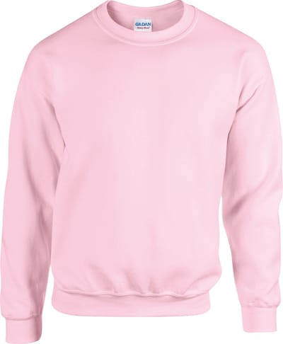 Gildan - Heavy Blend Unisex Sweater - Light Pink maat XXL