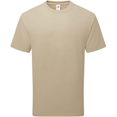 Fruit of the Loom Katoenen uniseks T-shirt voor volwassenen (Woestijnzand)