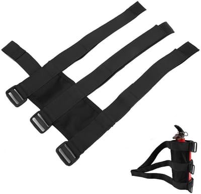 ONF3 - Brandblusser riem - Auto brandblusser bevestiging - Compact en verstelbaar - Zwart - Veilig en betrouwbaar - Geschikt voor Wrangler TJ YJ...