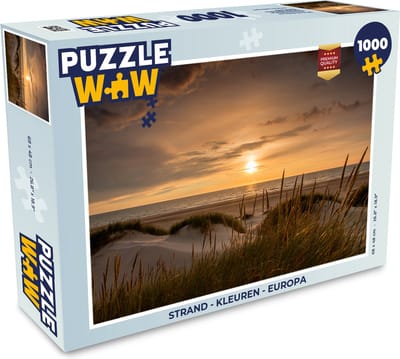 Puzzel Strand - Kleuren - Europa - Legpuzzel - Puzzel 1000 stukjes volwassenen