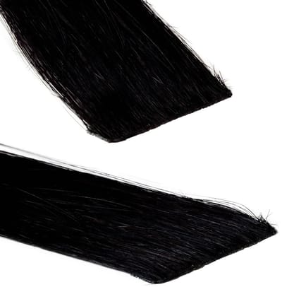 hair2heart Invisible Tape Extensions Echt haar Premium - 10 tapes 40 cm 2/0 zwart
