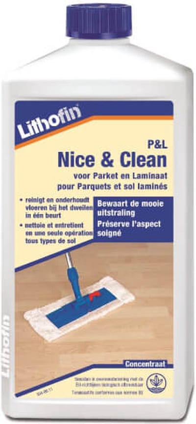 PL Nice & Clean - Houten vloer en laminaatreiniger - Lithofin - 1 L
