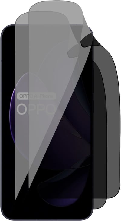 Privacy Screenprotector geschikt voor Oppo Reno 13 - 2x FlexGuard Screen Protector