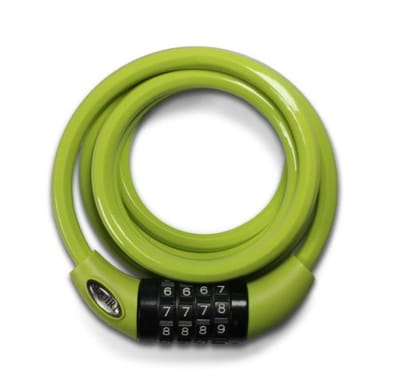 Squire Cable lock lime Fietsslot - 1.8m