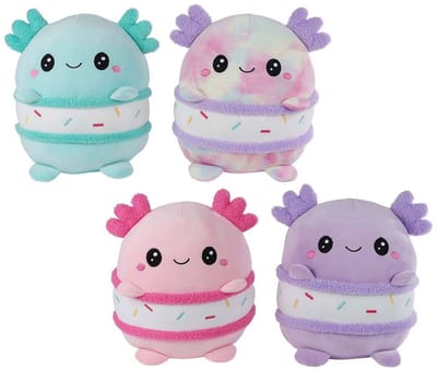 Knuffel pluche axolotl 25cm zachte knuffel speelgoed.