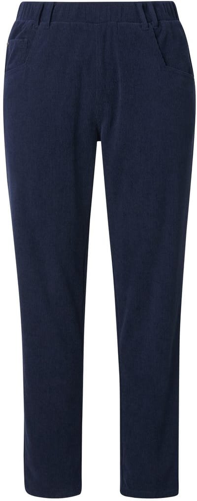 Laurasøn - Dames - mom corduroy broek - Marine - Maat 42
