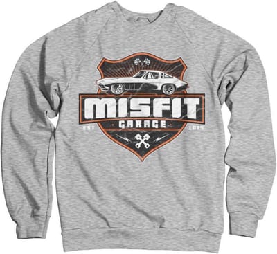 Misfit Garage Sweater/trui -S- Vette Grijs