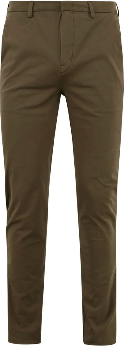 Vanguard - V12 Chino Khaki Bruin - Heren - Maat W 34 - L 32 - Slim-fit