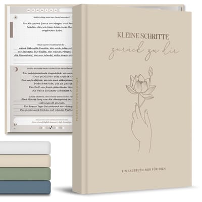 Dailygoods - BIROYAL Dagboek, een bloem voor mama, kaki