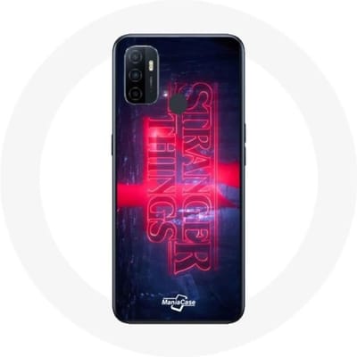 Coque pour Oppo A53 Stranger Things Logo Transparent Saison 4 Bande annonce 2022