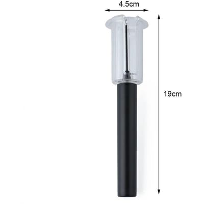 Wijndruk Flesopener Flesopener Gereedschap Rode Popper Wijnpomp Drukverwijderaar Kurkentrekker Air Cork Opener Bar Accessoires zwart