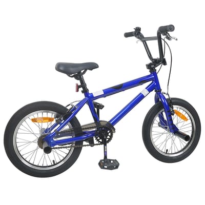 vidaXL - BMX - Fiets - 16 - Inch - voor - 5-8 - jaar - oud - Donkerblauw