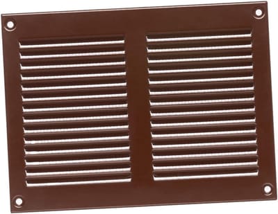 Ventilatierooster 400x300 mm Verzinkt met Luxaflex en Muggenhor