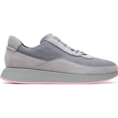 Clarks Originals Kiowa Pace - Maat 36 - Dames Sneakers - Grey Reflective