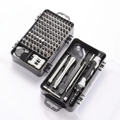 Precisieschroevendraaierset: 138 stuks elektronica reparatieset mini magnetische schroevendraaierset voor computer, laptop, iPhone en MacBook-Belle's product