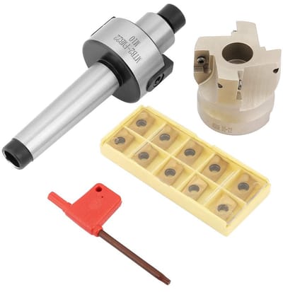 Store_7 - MT2-FMB22 - Frezen Cutter Hoofd met 10 Messen - Verlengstang - Hardmetaal - Ideaal voor Zware Toepassingen - Snelle Voedingssnelheid