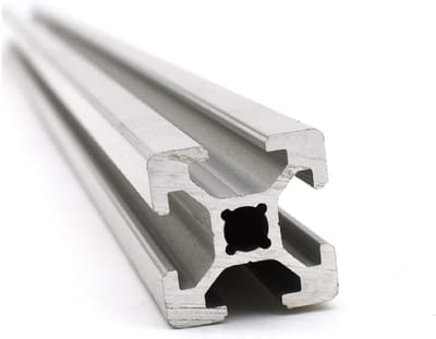 Aluminium Profiel Vierkant - Frame Buizen - Constructie Bouw - Geanodiseerd Aluminium - 20x20mm 1000mm