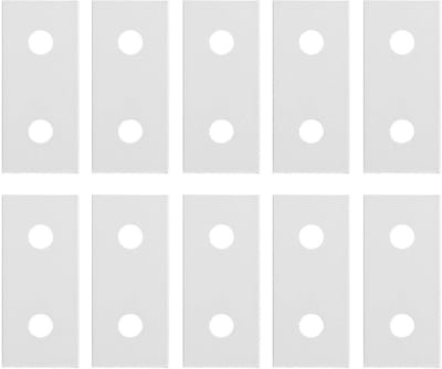 Dailygoods- Hoekbeugel Aluminium - Verbindingsplaat 10 Stuks - Oxidatie Oppervlak - Kwaliteitsborging - Bouwsector - Geschikt voor Aluminium Framestructuren - Verbindingselement