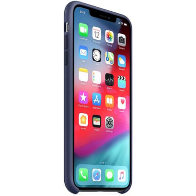 Silicone Backcover voor de Apple iPhone Xs Max - Midnight Blue