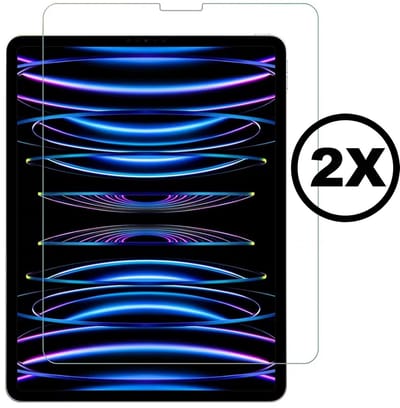 Screenprotector Geschikt voor iPad Pro 12.9 2018-2020-2021-2022 – 2 Stuks 9H Tempered Glass Bescherm Glas – Diamond Glas Krasvrij & Schokbestendig – Screen Protector voor iPad Pro 12.9 inch 2018-2020-2021-2022