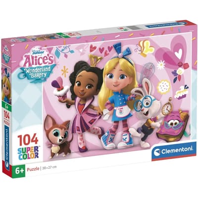 Clementoni - Kinderpuzzel - 104 Stukjes - Alice Bakery Disney - Vanaf 6 Jaar