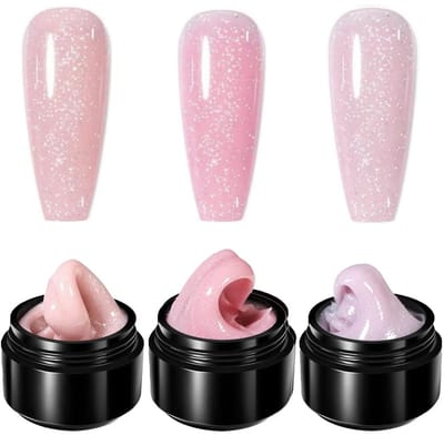 Born Pretty - Builder gel - 3x15 ml - HEMA-vrij - Buildergel - Builder gel nagels - Builder gel set - Builder gel gel nagels - Gelnagels - Gel nagels - Gel voor nagels - Hard gel - Polygel