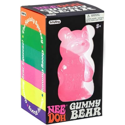 Schylling Needoh Beer Squishy Fidget Speelgoed Stress Angstverlichting Verbetert Focus Bureauornament Verjaardagscadeau