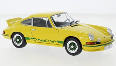 Porsche 911 Carrera 2.7 RS 1972 Geel Modelauto 1/24 Whitebox