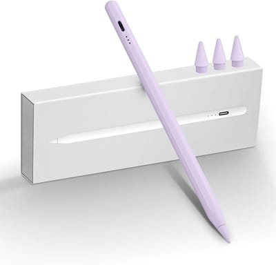 Snel opladend potlood voor iPad 2018-2025, handpalmafwijzing, geschikt voor iPad 6-11, Air 3-5", Mini 5/6" en Pro 11"/12,9" met precisie en comfort