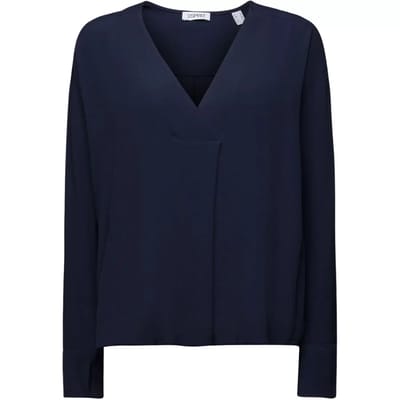Damesblouse met v-hals Esprit