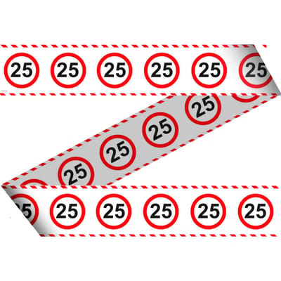Folat - Markeerlint verkeersbord 25 (15 meter)