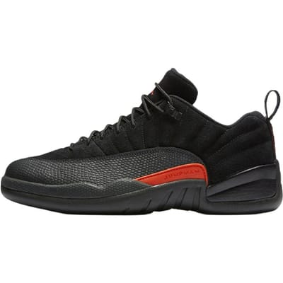 Jordan 12 Retro Low Max Orange 308317-003 41 black