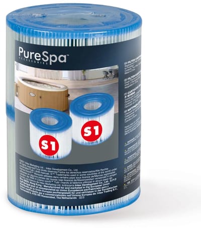 Intex Filter Cartridge S1 voor Opblaas Spa Jacuzzi - 2 stuks - Spa Filter - Spa Water - Spa Filter Cartridge - Spa Filter S1 - Intex Spa Filter