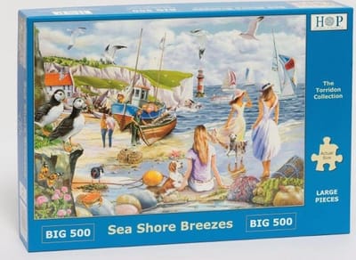 House Of Puzzles XL Legpuzzel - Grote stukken - Sea Shore Breezes - 500