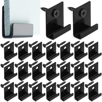 35 Stuks RVS Clips voor Terras, Verborgen Planken Bevestigingsclips, Start- en Eindklemmen met 35 Bevestigingsschroeven voor Tuin en Buitenruimte