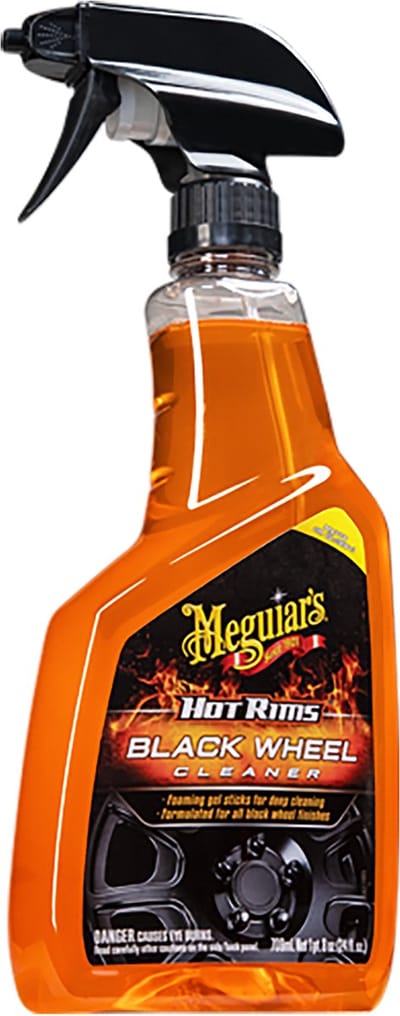 Meguiar’s Hot Rims Black Wheel Cleaner 710ml – Velgenreiniger Zwarte Velgen – Voor Hoogglans & Matte Finish – Verwijdert Remstof