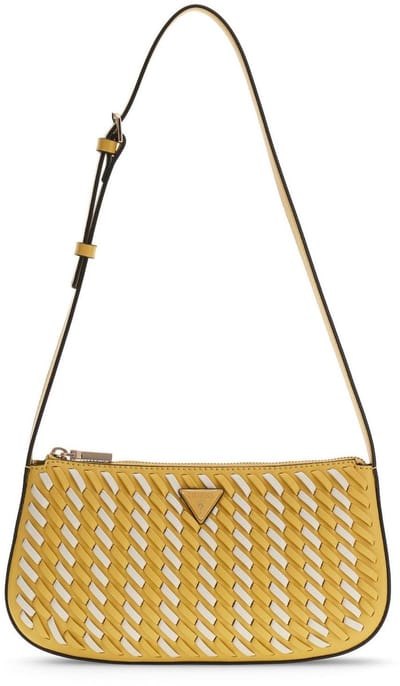 GUESS schoudertas Kora Shoulder Bag Honey mosterdgeel